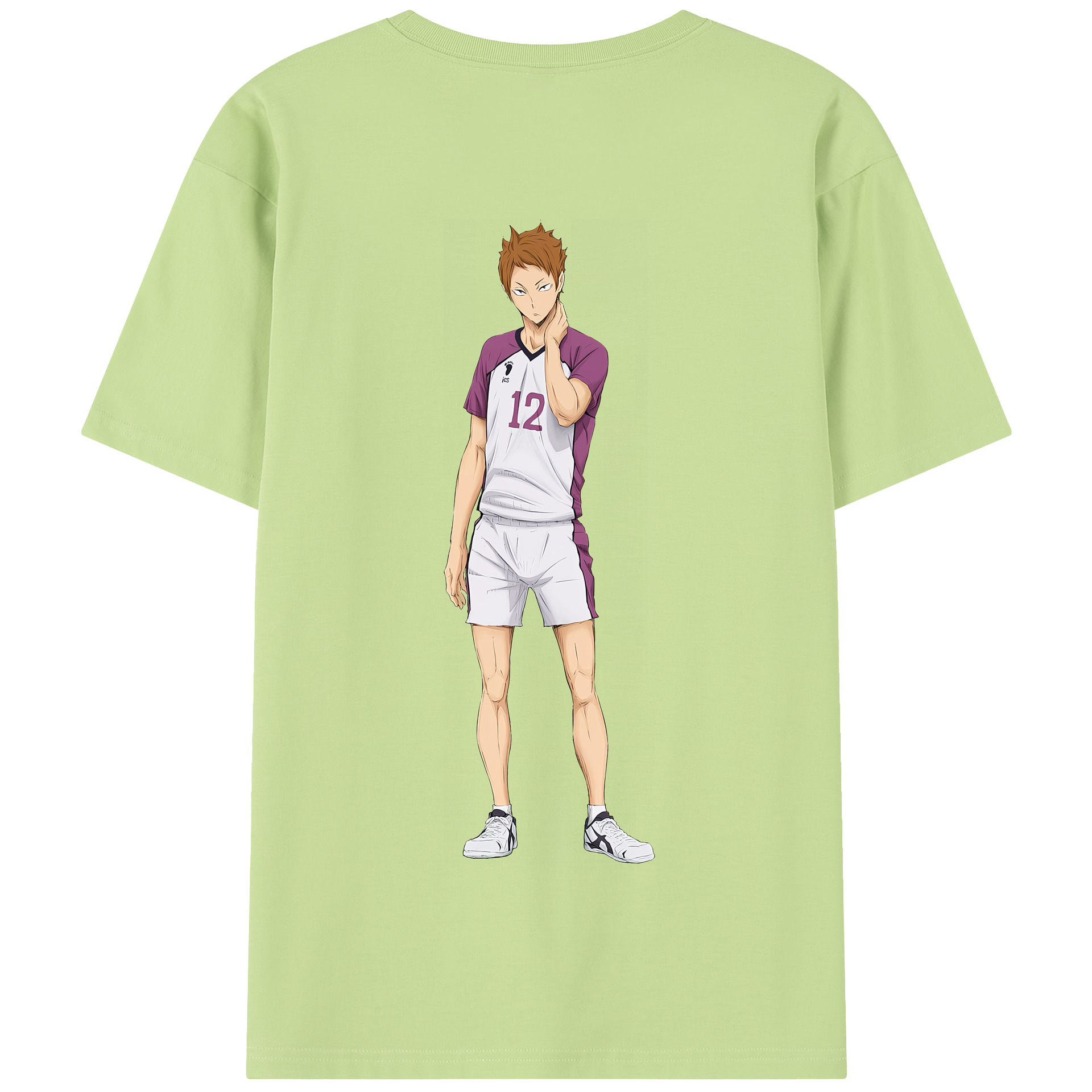 （画像用） ハイキュー!! Haikyu!! 綿100％半袖Tシャツ（背面プリント）